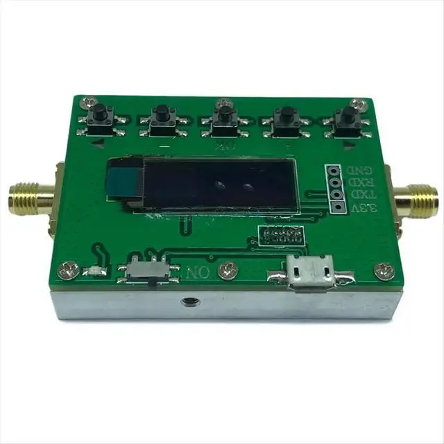 Alt view image 2 of 3 - 6G Digital Programmable Attenuator 30DB Step 0.25 Module LF-6GHz 30DB Step Size 0.25DB OLED Display SMA 0-31.75dB