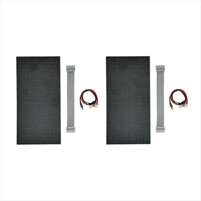 Alt view image 2 of 3 - 2Pcs P5 Indoor LED Screen Panel 64X32 Pixels LED Display Module 16 Scan 320X160mm Full Color LED Screen Panel