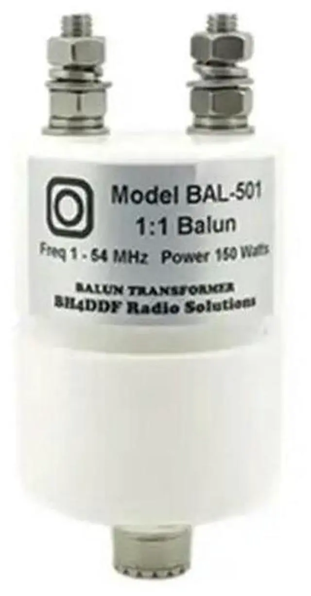 Main image of BAL-501 1.8-54Mhz 160M-6M Mini Waterproof 150W 1:1 SSB Shortwave Antenna Balun