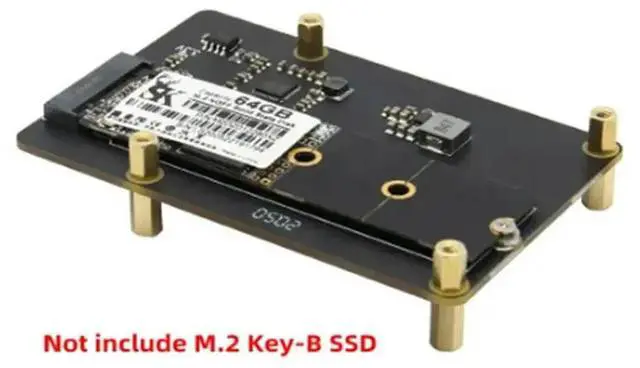 Main image of X862 V2.0 M.2 NGFF 2280 SATA SSD Expansion Board / Shield for 4 Model B