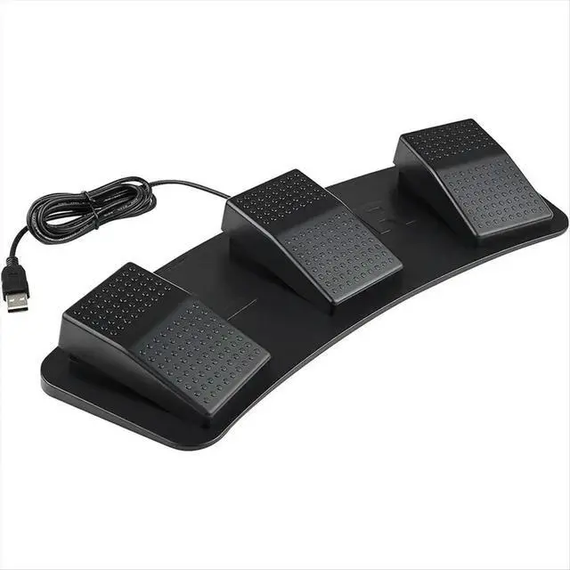 Alt view image 2 of 3 - FS23-PM USB Triple Foot Switch Multifunctional Customized Foot Pedal Mechanical Switch for Image Acquisition Music Game
