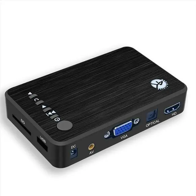 Main image of 4K Ultra HD Media Player for Car TV SD MMC RMVB MP3 USB External HDD U Disk MultiMedia Media Player Box EU PLUG