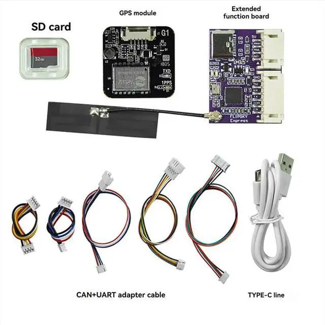 Main image of FSESC EXPRESS ESC Expansion Board+GPS Module+Memory Card Supports +Bluetooth GPS Positioning Data Recorder