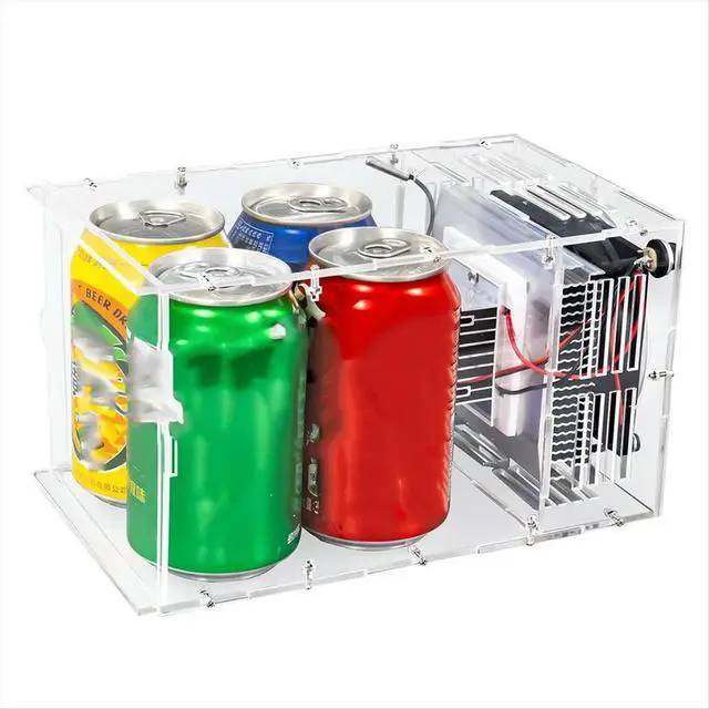 Alt view image 3 of 3 - Micro-Refrigerator DIY Electronic Kit Semiconductor, Refrigeration Power Supply Mini Refrigerator