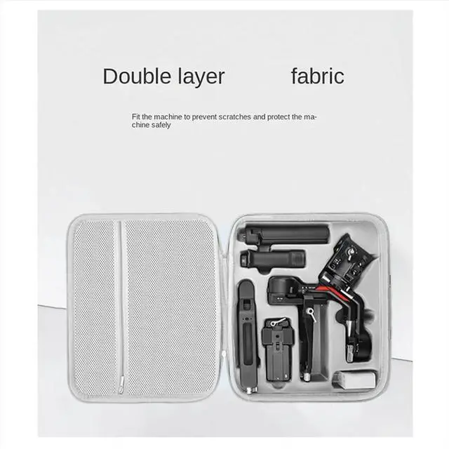 Alt view image 3 of 3 - Anti-Pressure Box Hardshell Carrying Case Suitcase for 4 Gimbal Stabilizer Grey