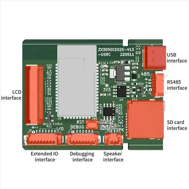 Main image of 3.5 Inch - Development Board - WT32-SC01 PLUS with 320X480 Capacitive Multi-Touch LCD Screen Built-in Bluetooth