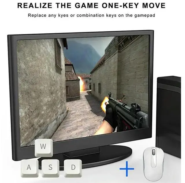 Main image of USB Triple Foot Switcher Controller Key Customized Keyboard Gaming Multimedia Action Pedal for Computer