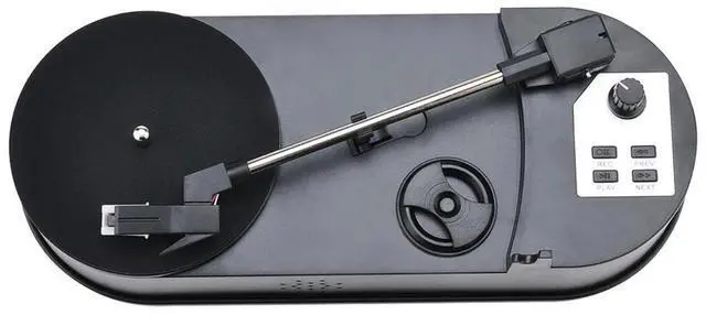 Main image of Mini Vinyl Record Player Gramophone Direct Rotation U Disk MP3 Dual Speed 33