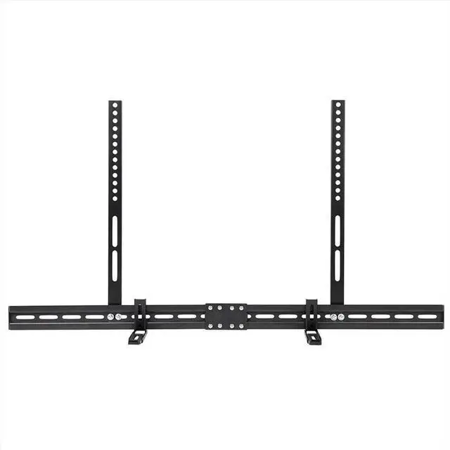 Alt view image 2 of 3 - Universal Soundbar Brackets Under TV Fits Soundbars with or Without Holes Soundbar Mount for