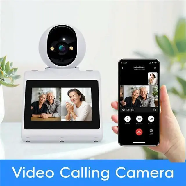 Alt view image 2 of 3 - Monitor Camera 1080P Video Calling With 2 Way Audio HD Screen One Click Call Security Functionality