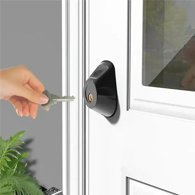 Alt view image 2 of 3 - Fingerprint Door Lock With Automatic Locking Feature Function And Multi-Unlocking Options For Enhanced Home Security