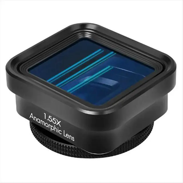 Alt view image 2 of 3 - 1.55X Mobile Phone Movie Lens, Wide Screen Anamorphic Lens, Blu-Ray Brushed Video Lens