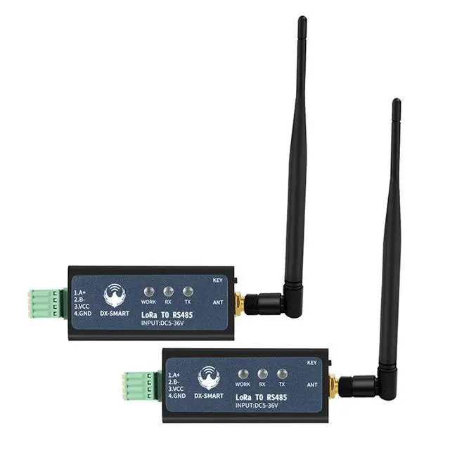 Alt view image 2 of 3 - 2PCS DX-CP31 433MHz LORA Serial Adapter RS485 to Module Converter Convert Wired Devices to for Lorawan