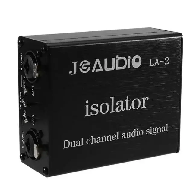 Alt view image 3 of 3 - Audio Isolator XLR Noise Isolator Box Eliminator For Audio System Ground Loop Isolation