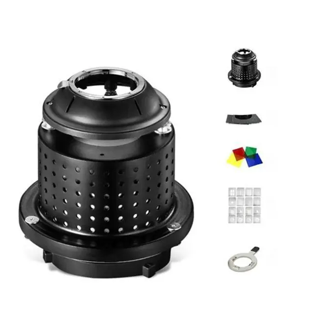 Alt view image 2 of 3 - OT1 Photograph Flash Snoot Conical Lens Mount for Flash Light Professional Photography Accessories