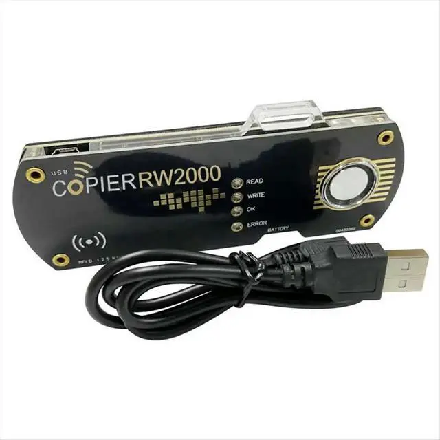 Alt view image 2 of 3 - RW2000 TM RFID Duplicator Copier Copiers RW2000 Copy Keys Tag Cards 125Khz RFID Reader Writer