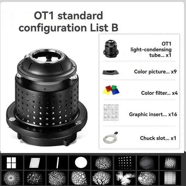 Alt view image 3 of 3 - OT1 Photograph Flash Snoot Conical Lens Mount for Flash Light Professional Photography Accessories