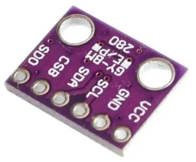 Alt view image 3 of 3 - 10pcs I2C SPI BMP280 3.3V Digital Barometric Pressure Altitude Sensor DC High Precision 1.8-5V Atmospheric Module for