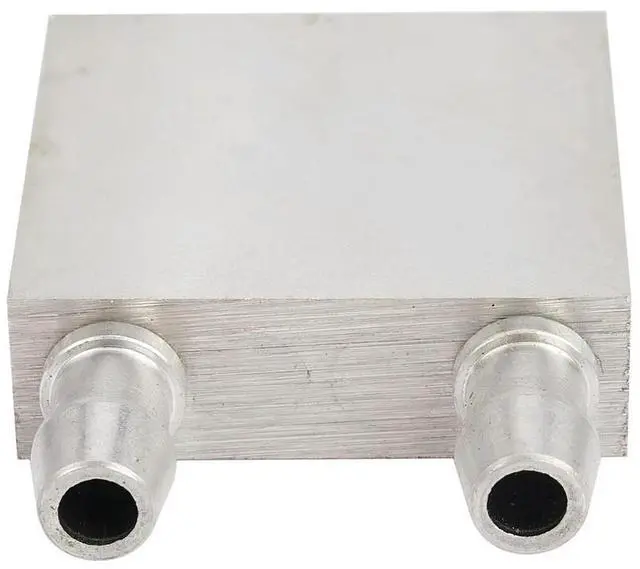 Alt view image 2 of 3 - 4X Primary Aluminum Alloy Water Cooling Block 40X40mm For Liquid Water Cooler Heat Sink System Silver Use