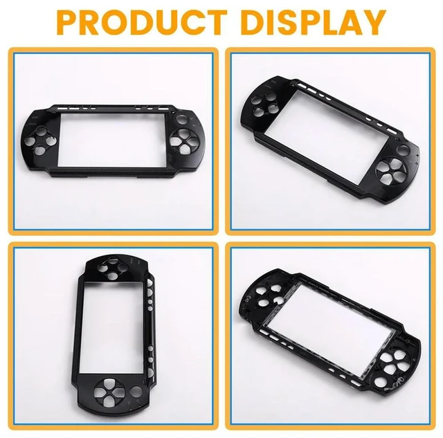 Alt view image 3 of 3 - For PSP1000 Upper Shell Housing Shell Game Console Front Faceplate Cover Top Case