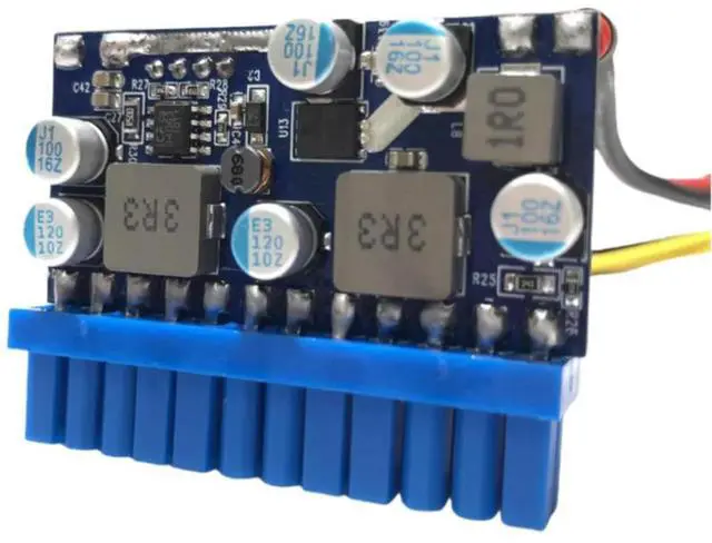 Alt view image 2 of 6 - 1Pcs DC-ATX-300W Mini ITX Direct Plug Power Module Conversion Board Soft Route 12V High Power Direct Plug 24PIN DC to ATX