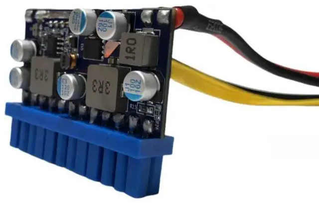 Alt view image 3 of 6 - 1Pcs DC-ATX-300W Mini ITX Direct Plug Power Module Conversion Board Soft Route 12V High Power Direct Plug 24PIN DC to ATX