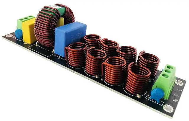 Alt view image 2 of 6 - Nvarcher 4400W 20A EMI Power Filter Purifier Board Noise Suppressor AC 110V 220V For Speaker Amplifier