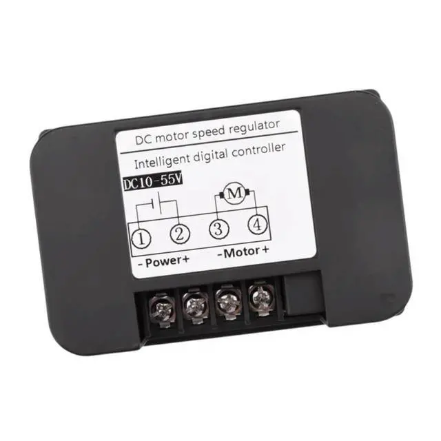 Alt view image 2 of 4 - 30A DC10-55V DC brushed motor speed controller, voltmeter, current monitor, ligent remote control