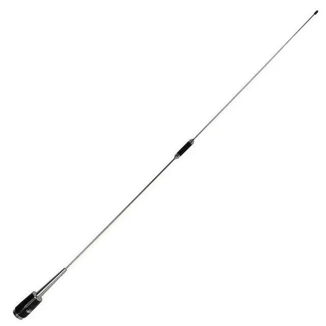 Alt view image 2 of 3 - 3X Details Of The Silver UHF 400-470 Mhz 200W 5.5DB SL-16 PL-259 Mobile Car Radio Antenna