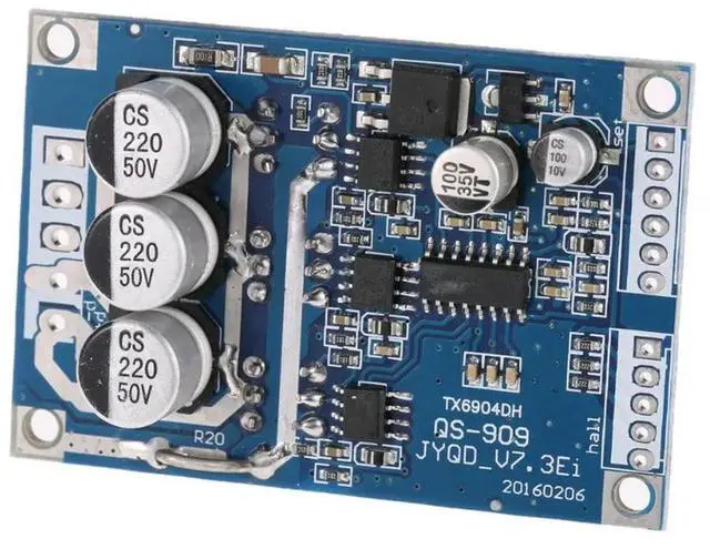 Alt view image 3 of 3 - Hall-Free/Hall-Based Motor Driver Control Board 12V 36V 500W Motor Drive 24V
