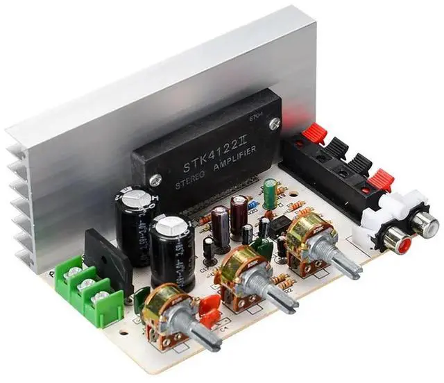 Main image of DX-0408 2.0 Channel STK Thick Film Series Amplifier Board (No Need to Connect 3.96 Power Cable)