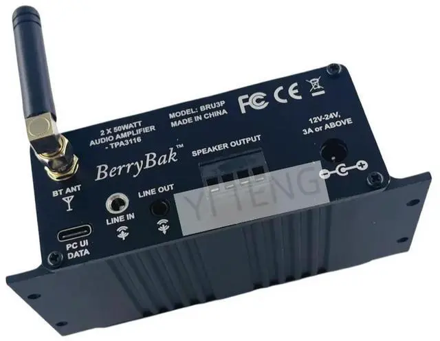 Alt view image 3 of 3 - Computer UI Tuning BT 5.0 Digital amplifier TPA3116 2.0 Stereo Power Amplifier 2X50W BRU3P
