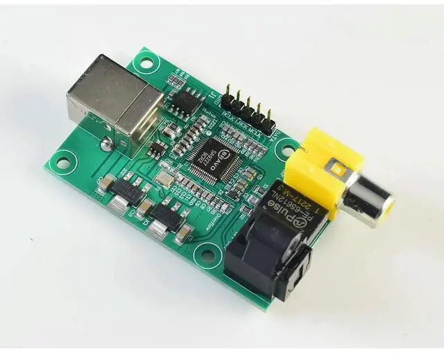 Alt view image 3 of 3 - SA9227 USB To SPDIF Optical I2S.32BIT 384K DSD256 Suooprt AC3,DTS,DOLBY Digital Source Output