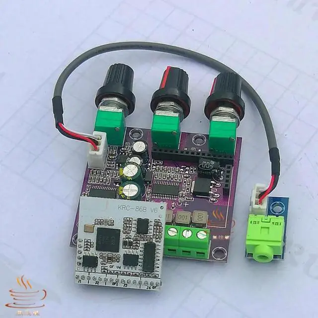 Alt view image 2 of 3 - High Power Bluetooth Amplifier Board 2.1 Channel 30W60W Subwoofer Class D Digital Amplifier Upgrade DIY Repair