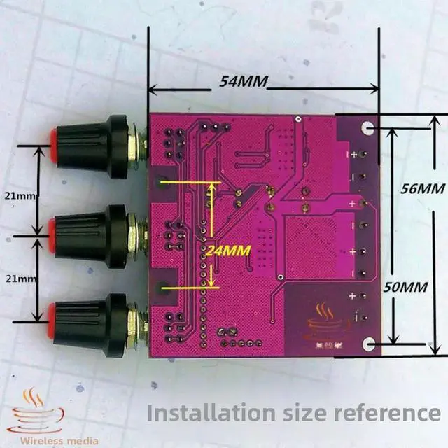 Alt view image 3 of 3 - High Power Bluetooth Amplifier Board 2.1 Channel 30W60W Subwoofer Class D Digital Amplifier Upgrade DIY Repair