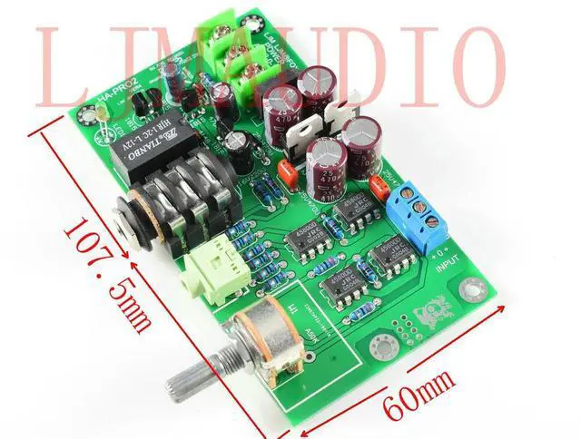 Alt view image 2 of 3 - Monitor Grade Headphone Amplifier HA-PRO2 Professional Ultra Low Noise Low Distortion Amplifier