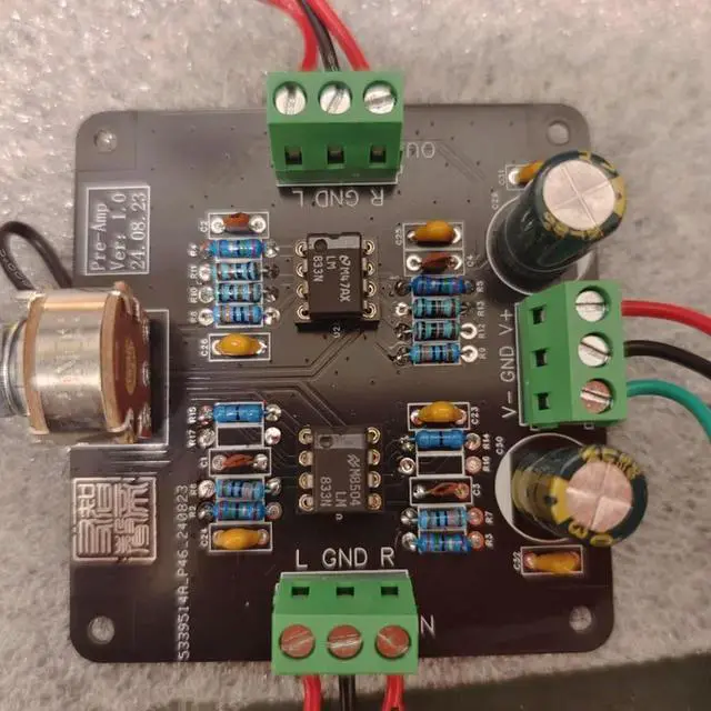 Main image of B-049 Preamp Board Preamp Amplifier Circuit Board with Terminal Block, Tiger 180 Design