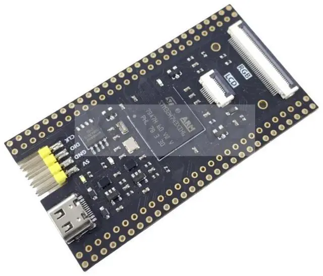 Alt view image 2 of 3 - STM32H743, STM32H743XIH6 core board system learning board 480Mhz STM32 development board compatible with OpenMV