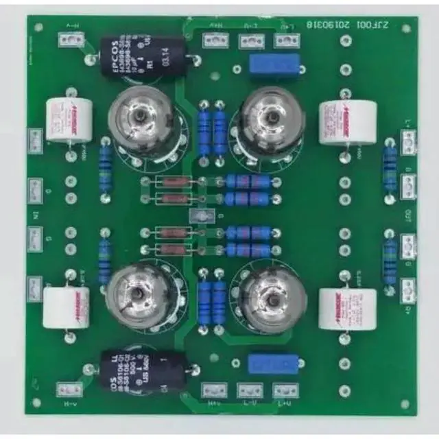 Alt view image 3 of 3 - Refer to the Audio Note Kondo G1000i main amplifier circuit for the front-end board 12ay7, 12au7 PCB