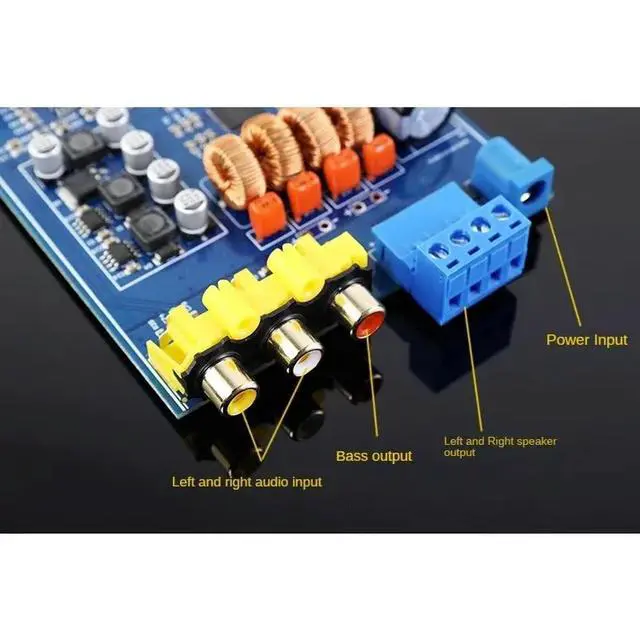 Alt view image 2 of 3 - MA12070 Class D 80W*2 Stereo Digital Power Amplifier Board with Treble and Bass Adjustment
