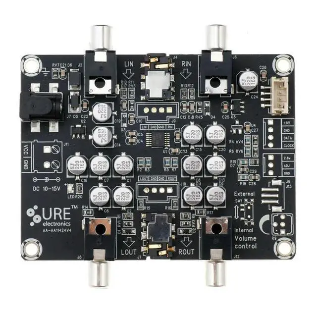 Alt view image 2 of 3 - Digital Volume Control Front, Audiophile Amplified Tone Board 12V Finished HIFI