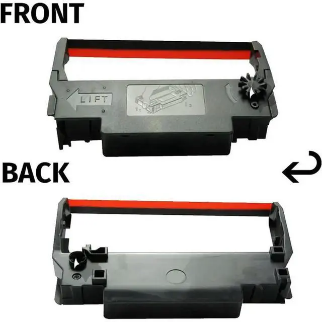 Alt view image 3 of 3 - 24Pcs Black And Red Printers Ribbon For ERC38 ERC30 ERC34 TM-U220A/220B/220D/300/375 Printer For SNBC BTP-M180