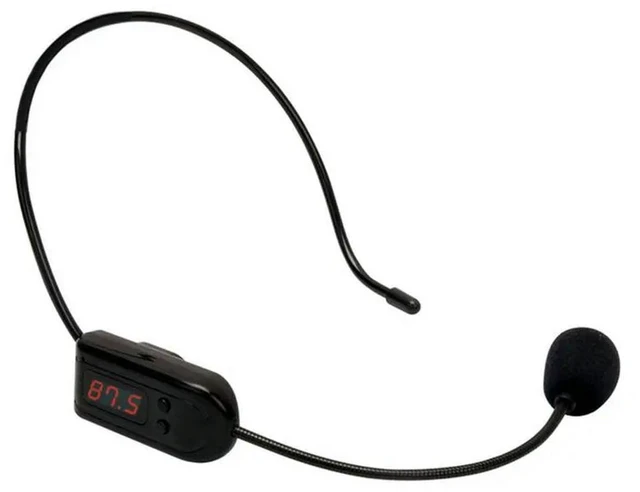 Main image of Microphone Headset FM 87Mhz-108Mhz Megaphone For Teachers, Classroom, Church, Tour Guide For Speakers Mic