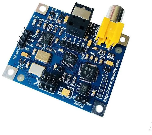 Alt view image 2 of 3 - Nvarcher AK4118 Coaxial Fiber Optic I2S Output Board up to 24bit 192K VOLUMIO MOODEF For Raspberry Pi 2B 3B 3B+ 4B