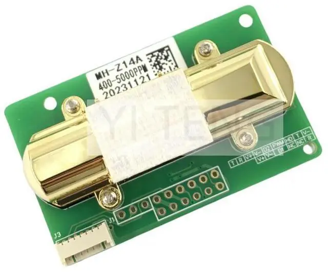 Alt view image 3 of 3 - (1Pcs) CO2 SENSOR MH-Z14A infrared CO2 sensor module, serial port PWM 400-5000ppm. Analog output with cable