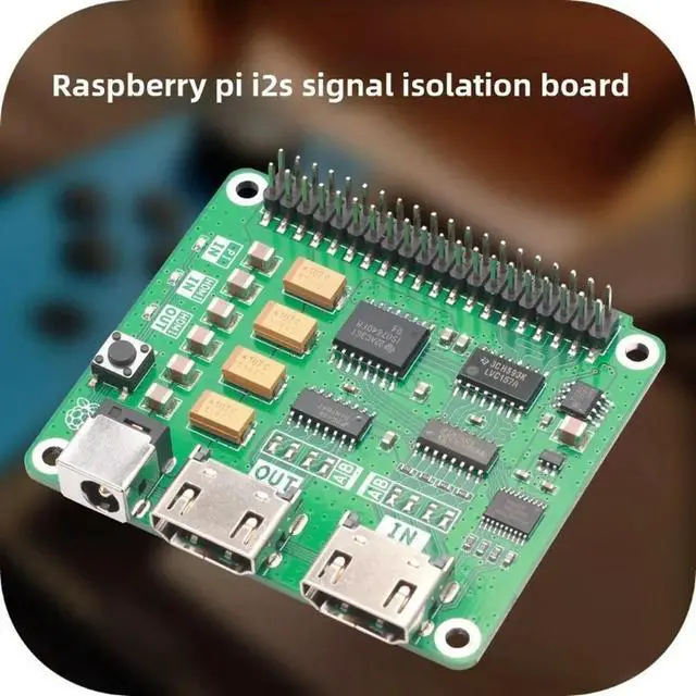 Alt view image 2 of 3 - Raspberry Pi I2S Signal Isolation Expansion Board DAC Decoder HDMI to I2S AK4493 ES9038