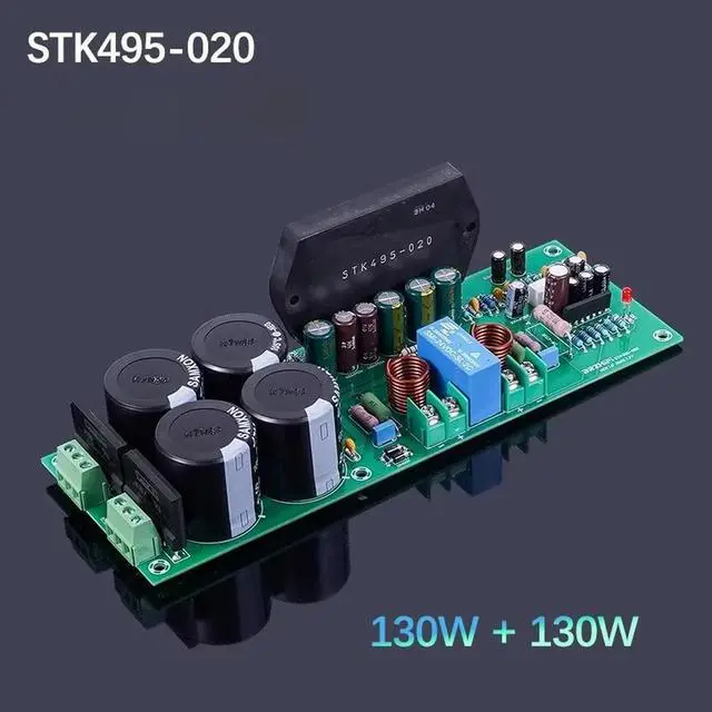 Alt view image 2 of 3 - Thick film STK495-020 warm amplifier pure rear amplifier high power 130W+130W