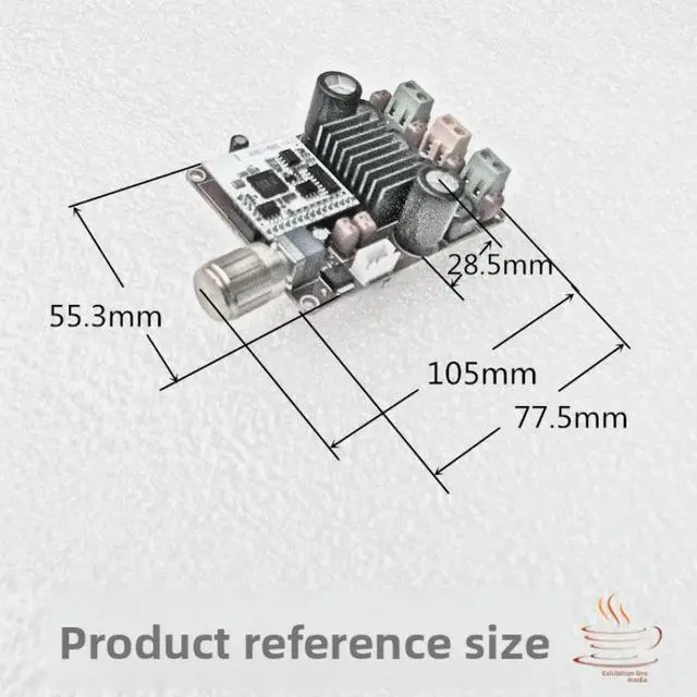 Alt view image 2 of 3 - Full Range Class D High Power 50W*2 Bluetooth Digital Amplifier Board HIFI Stereo Pair Box Speaker DIY