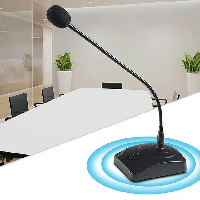 Alt view image 2 of 3 - 2X QR-501 Wired Conference Microphone, Office Meeting Gooseneck Recording Microphone Condenser Microphone