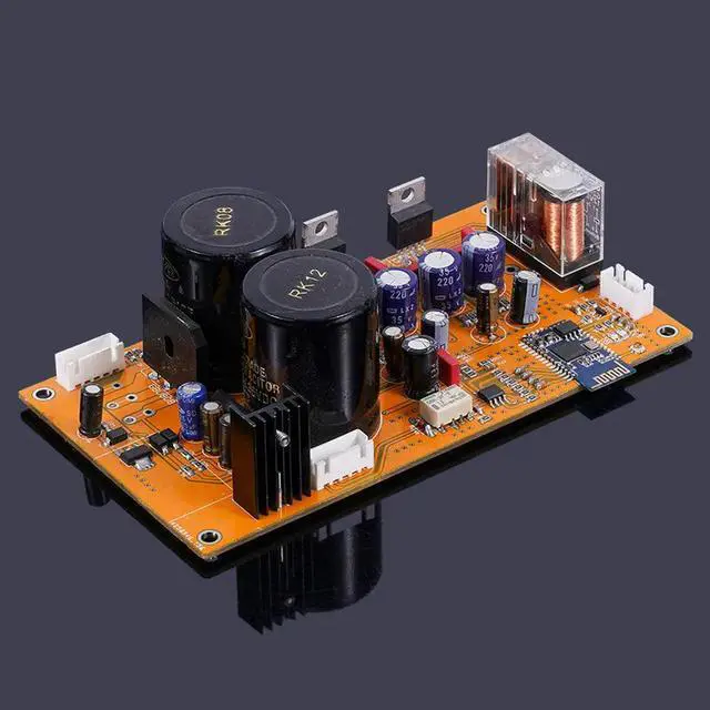 Alt view image 2 of 3 - Lm1875 distortion lower and more durable version amplifier board finished board with bluetooth 4.2 input